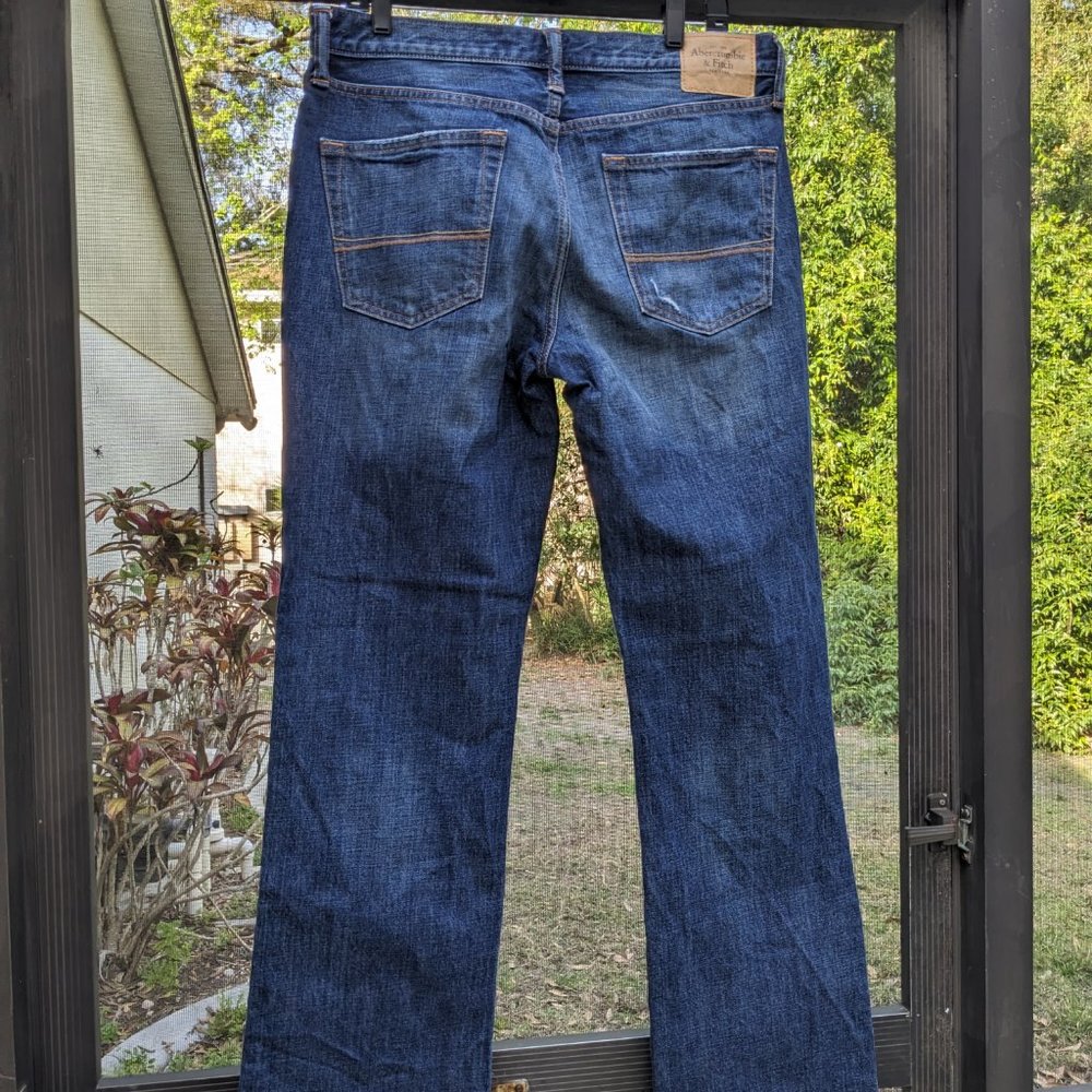 Abercrombie & Fitch Mens Jeans Boot Distressed 34 x34 - Picture 4 of 8